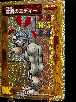 Eddie Old Yeti Donkey Kong Card Holo CS016 NINTENDO Japanese TCG Collection DK - Image 4