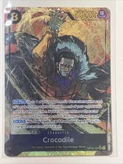 Crocodile OP14-120 Alt Art SEC One Piece Card Game English - Image 1