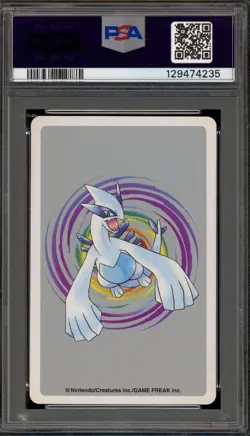 Pokemon Silver Playing Cards Slowking King of Spades #199 PSA 9 Mint - Image 2