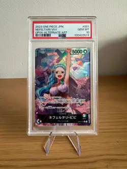 PSA 10 Nefeltari Vivi OP04-001 Leader Alt Art 2023 Japanese One Piece Card - Image 1