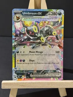 Pokemon TCG Umbreon EX 60/131 Double Rare Holo Card Prismatic Evolutions - Image 1