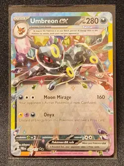 Pokemon TCG Umbreon EX 60/131 Double Rare Prismatic Evolutions Card - Image 1