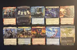MTG Final Fantasy Borderless Collection - 10 Card Lot | Legendary FF Crossover - Image 1