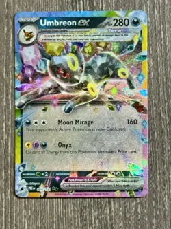 Umbreon EX 60/131 Double Rare Pokemon TCG Prismatic Evolutions Card NM - Image 1
