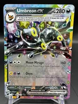 Pokemon TCG Umbreon EX 60/131 Double Rare Prismatic Evolutions Card - Image 1