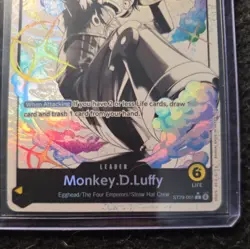 One Piece TCG ST-29-004 Alt Art Leader Card Monkey.D.Luffy Pack Fresh - Image 5