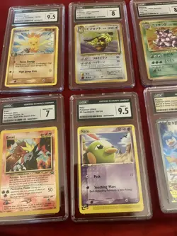 1 CARD PURCHASE Entei Reverse Holo CGC 7 - 2001 Pokemon Black Star #34 Movie - Image 1