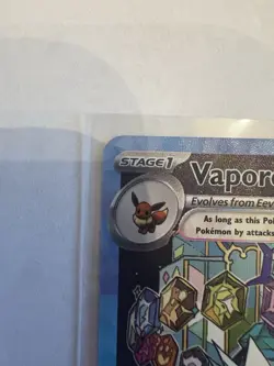 Pokemon TCG Vaporeon EX Prismatic Evolutions Special Illustration Card 149/131 - Image 4