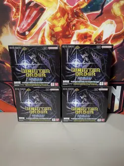 Factory Sealed X4 Digimon Card Game EX10 Sinister Order Booster Box - Image 1