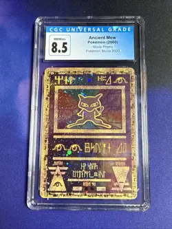 CGC 8.5 Ancient Mew 2000 Movie Promo Holo Pokemon Card - Image 1