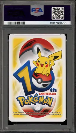 Pokemon 10th Ann. Playing Cards Ho-Oh Yellow King of Hearts PSA 10 Gem Mint - Image 2