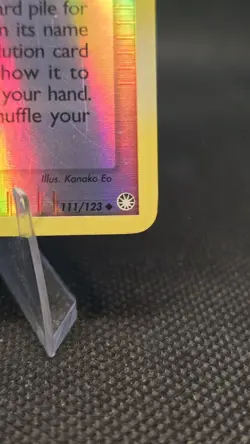 Supporter Fossil Excavator 111/123 Pokemon Card Reverse Holo - Image 4