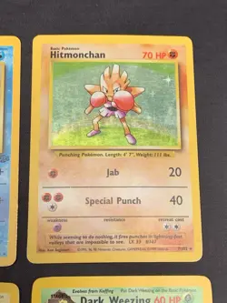 Vintage Pokemon Cards Rare Holo Lot Team Rocket, Base Set, Fossil, Jungle MP/HP - Image 4