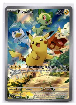 Pikachu - Promo SV: Scarlet & Violet Promo Cards 027 LP-NM - Image 1