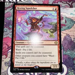 Hexing Squelcher NM MTG Lorwyn Eclipsed Rare Card Magic The Gathering - Image 5
