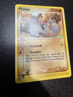 Phanpy Common Ruby and Sapphire Pokemon Card 62/109 NM - Image 1