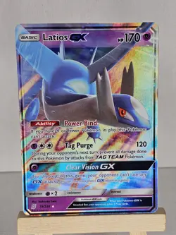 Pokemon TCG Unified Minds Latios GX Ultra Rare Holo Card 78/236 NM/M - Image 1