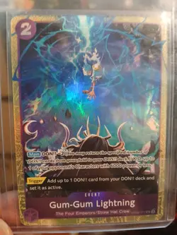 Gum-Gum Lightning (Premium Card Collection -Best Selection Vol. 4-) OP09-077 NM - Image 1