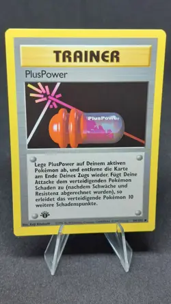 Pokemon Card - 1st Edition PlusPower (84/102) German Base Set 1999 ***EXC*** - Image 2
