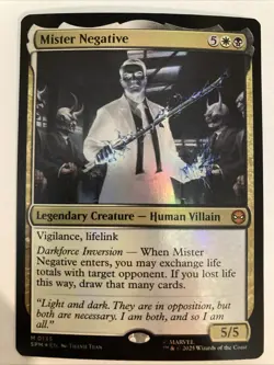 Foil - Mister Negative - 135 - Marvel's Spider-Man MTG - NM - Image 1