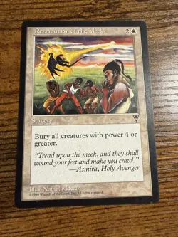 MTG Magic The Gathering Retribution of the Meek - Image 1