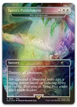 Spira's Punishment - Day of Judgment (Rainbow Foil) #1858 NM Secret Lair Drop - Image 1