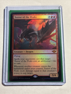 Terror of the Peaks (OTJ) - Prerelease Foil MTG Plus Bonus Rare!!! - Image 1