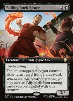 Boiling Rock Rioter - Foil - Extended Art - Avatar: The Last Airbender #0372 MTG - Image 1