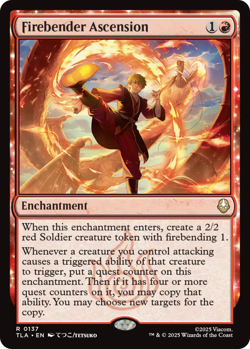 Firebender Ascension - Foil - Avatar: The Last Airbender #0137 MTG Magic The Gat - Image 1