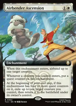 Airbender Ascension - Foil - Extended Art - Avatar: The Last Airbender #0364 MTG - Image 1