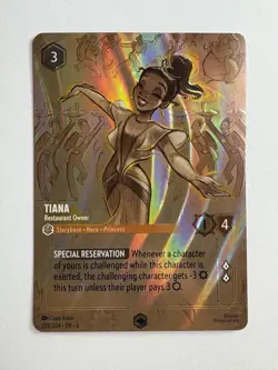 Disney Lorcana Tian Restaurant Owner 206/204 Enchanted Azurite Sea Holo 🔥 - Image 1