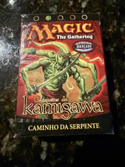 Portuguese - MAGIC THE GATHERING CHAMPIONS OF KAMIGAWA: SNAKE'S PATH THEME DECK - Image 1