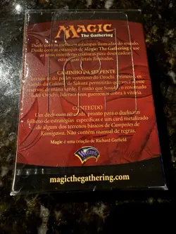 Portuguese - MAGIC THE GATHERING CHAMPIONS OF KAMIGAWA: SNAKE'S PATH THEME DECK - Image 2