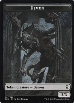 Demon Token Commander Legends: Battle for Baldur's Gate (CLB) #07 MTG - Image 1