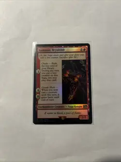 MTG-Universes Beyond: FINAL FANTASY Summon: Brynhildr (R) (Foil) NM - Image 1