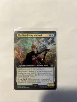 MTG The Wandering Minstrel (Extended Art) Final Fantasy Regular #0515 - Image 1