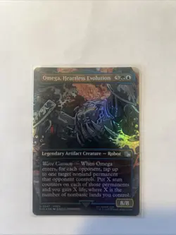 Omega, Heartless Evolution Borderless FOIL - MTG Final Fantasy - Image 1