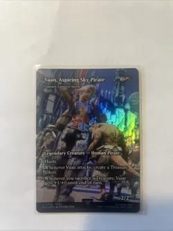 MTG - Vaan, Aspiring Sky Pirate SHOWCASE - Final Fantasy: Through the Ages FOIL - Image 1