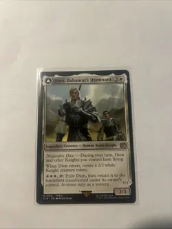 DION, BAHAMUT'S DOMINANT mtg NM-M Final Fantasy 1 Rare - Image 1