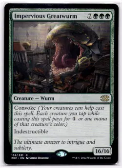 MTG Double Masters 2022 #152 Impervious Greatwurm🔥 - Image 1