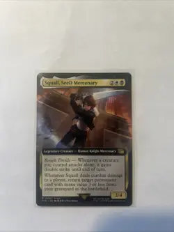 Squall, SeeD Mercenary -Final Fantasy Extended Art-Regular -MTG NM - Image 1