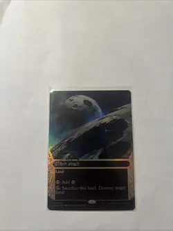 MTG- Strip Mine (0040) (Borderless) Edge of Eternities: Stellar Sights Foil - Image 1