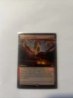 Terminal Velocity Extended Art Foil 0338 EOE NM/MT [Edge of Eternities:MTG] - Image 1