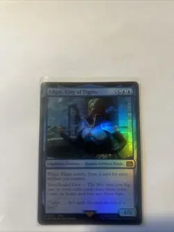 Edgar, King of Figaro NM MTG-Final Fantasy- FOIL-Rare-0051 - Image 1