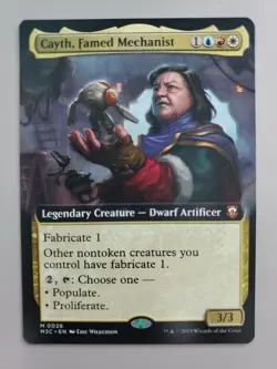 MTG Cayth, Famed Mechanist Modern Horizons 3 0026 Borderless Mythic - Image 1