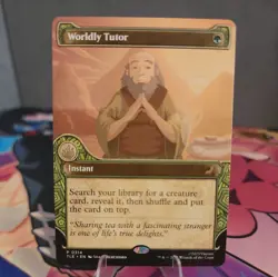 MTG Worldly Tutor (0314) *Non-Foil* Showcase Avatar TLE MT/NM - Image 1