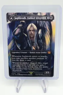 MTG Sephiroth, Fabled SOLDIER (Borderless) Final Fantasy Regular #0317 - Image 1