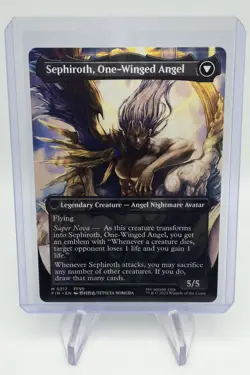 MTG Sephiroth, Fabled SOLDIER (Borderless) Final Fantasy Regular #0317 - Image 2