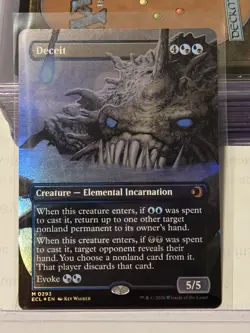Deceit (Borderless) Lorwyn Eclipsed Foil - Image 1