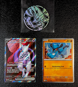 Pokemon TCG Team Rockets Mewtwo EX 213/182 Full Art Destined Rivals - Image 2
